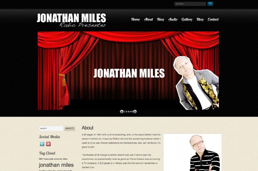 Jonathan Miles radio broadcaster