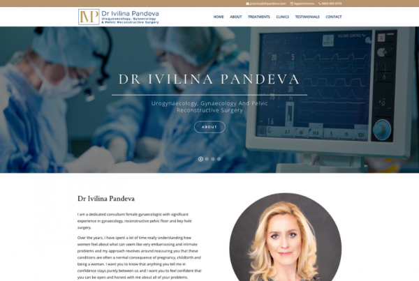 Consultant Gynaecologist - Dr Ivilina Pandeva