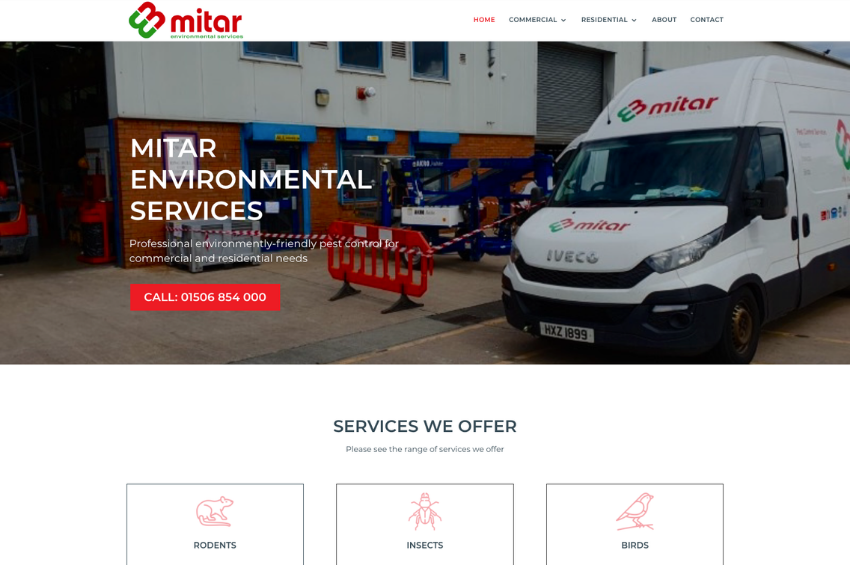 Environmental Services Website Design