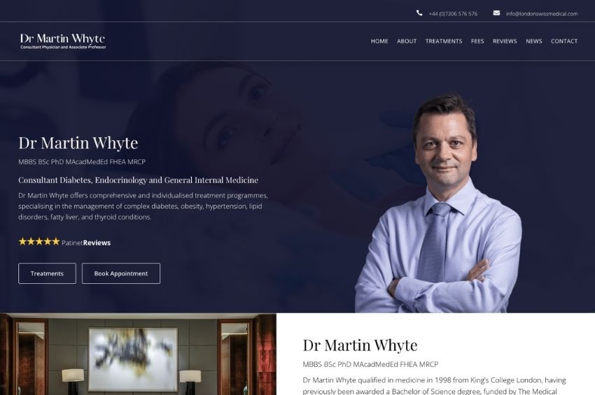 Professor Martin Whyte: Diabetes Specialist