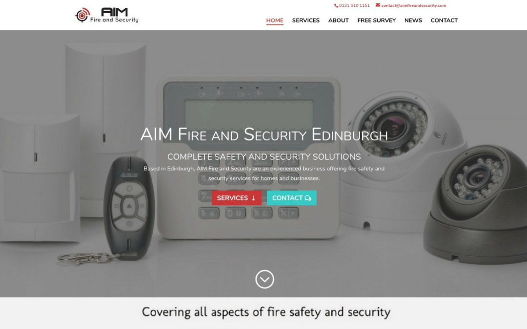 Fire Safety and Security Website Design and Build