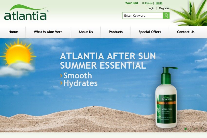 Atlantia UK – Aloe Vera Prodcucts