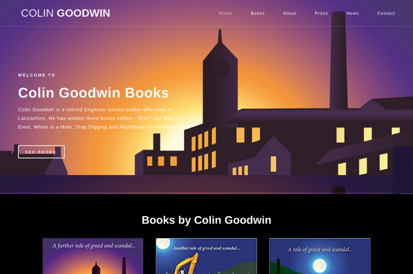 Author launches latest book and website