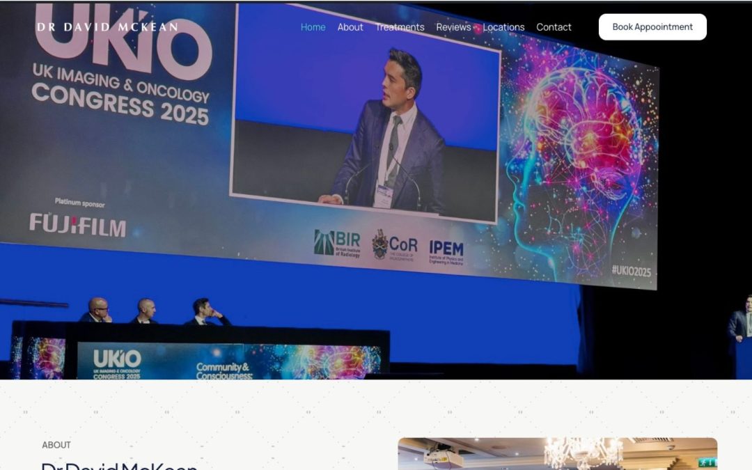 Consultant Musculoskeletal Radiologist Website Design