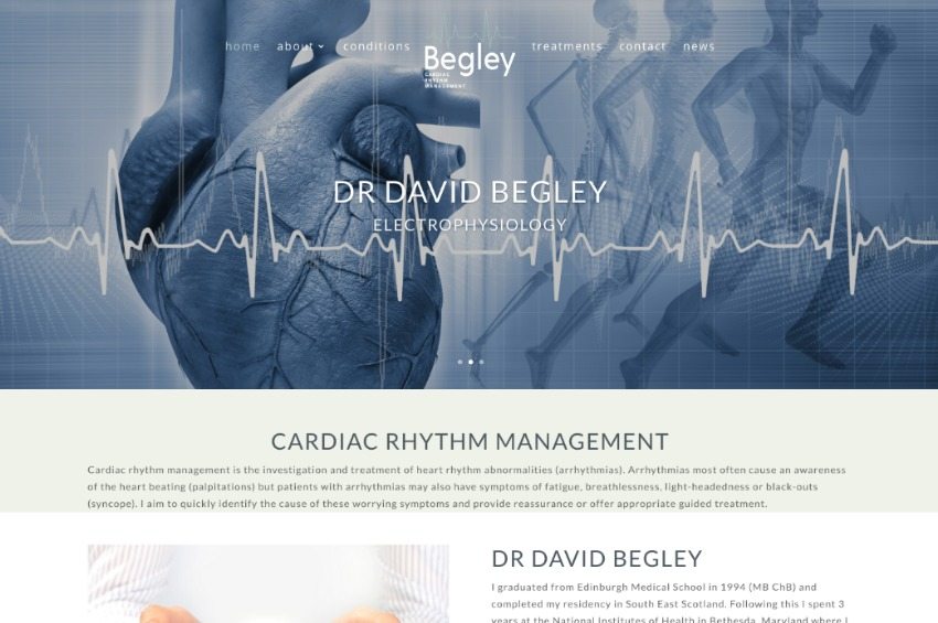 New website for Cardiac Rhythm Consultant