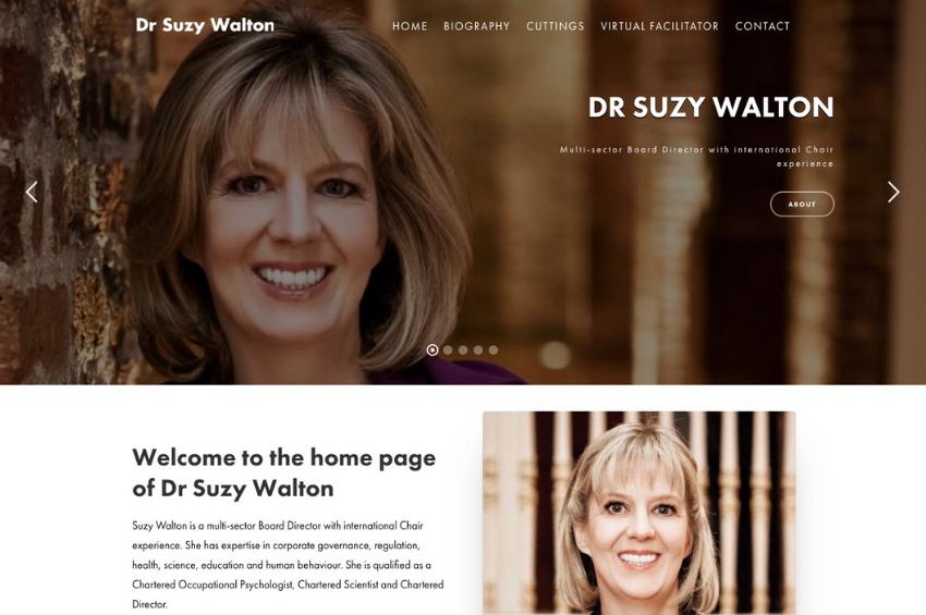 Launch of new website for Multi-sector Board Director