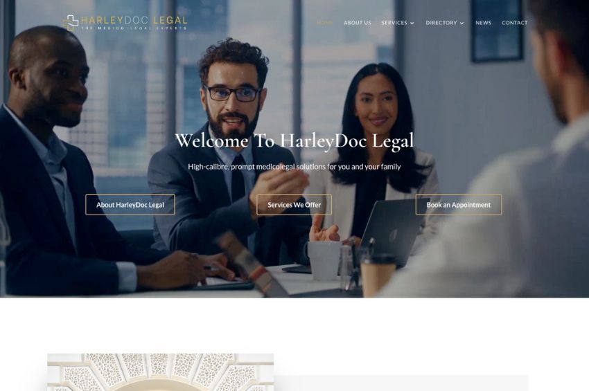 Medicolegal Website Design – HarleyDoc Legal