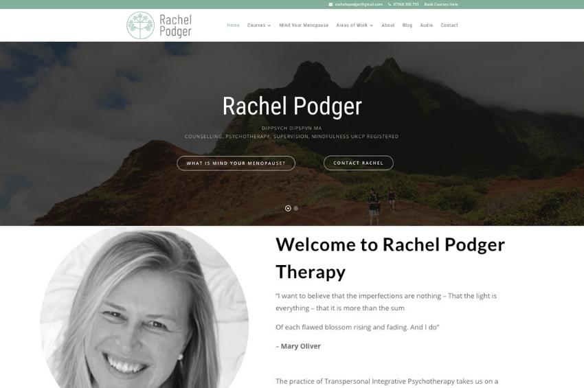 New Website For Psychotherapist in London