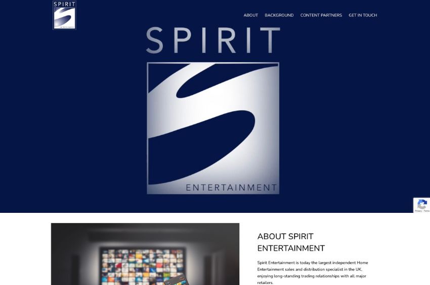 Home Entertainment Website Design