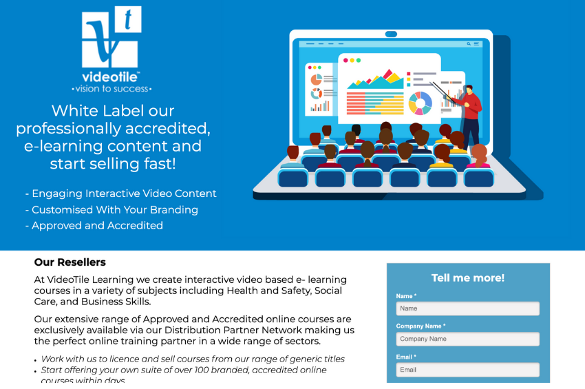 Landing Page Design and Build