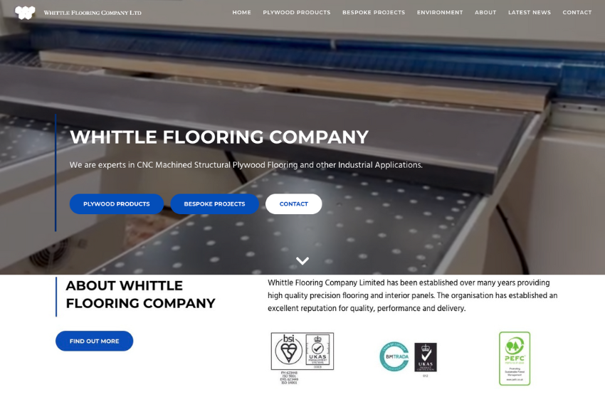 Manufacturing Website Design